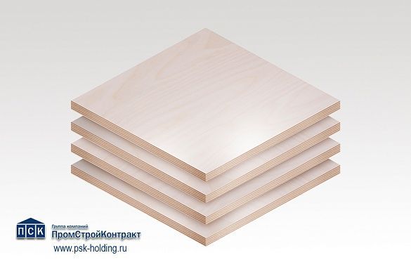 Фанера белая ФК 21x1525x1525 мм Свеза